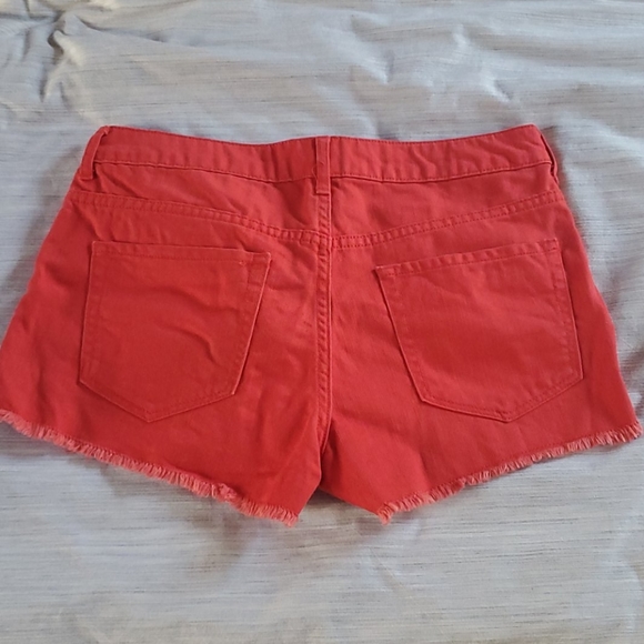 Red-Orange Shorts - Picture 2 of 6